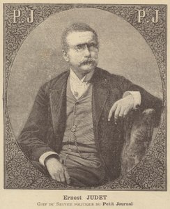 Ernest Judet, leder af den politiske afdeling hos Petit Journal af French School